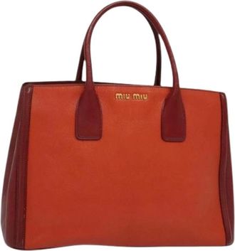 Miu Miu Pre-owned Handbags, female, Red, Size: ONE SIZE Pre-owned Handbag