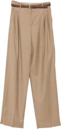 Max Mara Pleated Wide-leg Trousers