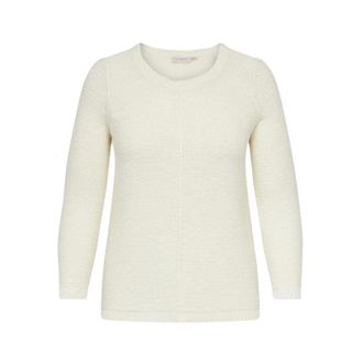 Only Carmakoma Carfoxy Pullover - Dames - Ronde hals truien - Wit - M - Truien & Vesten