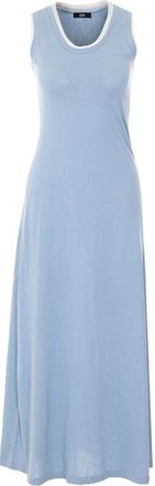 Eleh Light Blue And White Long Dress