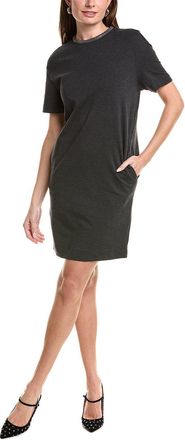 Brunello Cucinelli Gray Cotton Casual Womens Dress