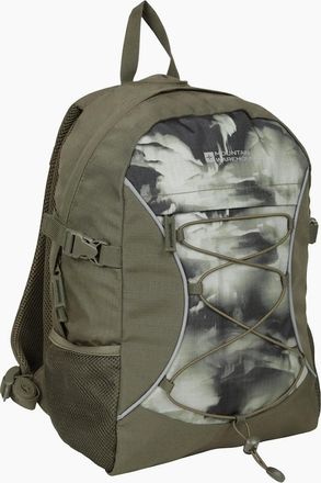 Mountain Warehouse Womens Mountain Warehouse Bolt Patterned 18L Backpack - Green - Size: ONE size