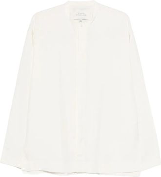 STUDIO NICHOLSON Camicia senza colletto - Toni neutri
