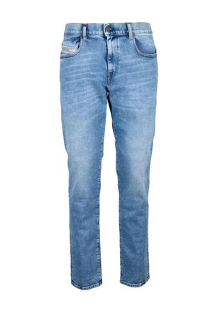 Diesel Light Blue 2019 D-Strukt Slim Fit Cotton Elastane Jeans
