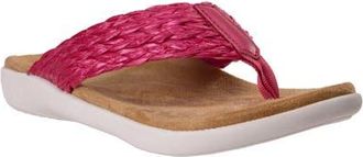 Revitalign Yumi Raffia Flip Flop in Pink at Nordstrom, Size 11