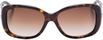 Lauren Ralph Lauren Zonnebril met ovalen montuur - Bruin