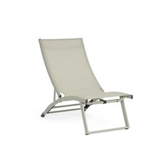 BIZZOTTO Poltrona Lounge Reclinable Taylor Breeze En Aluminio Y Textilene 53 X 166,5 X 90 Cm