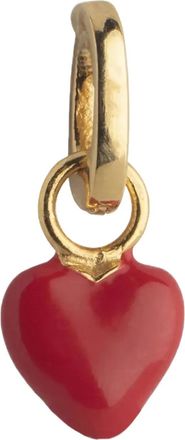 Enamel Copenhagen Amore charm - women - 18K Gold-Plated Recycled Sterling Silver - One Size - Red