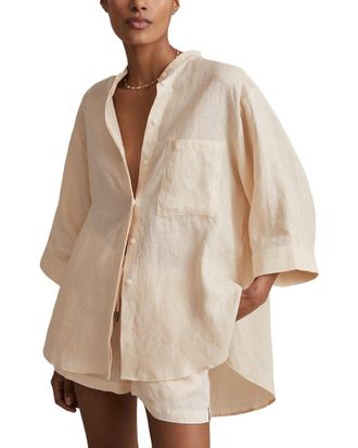 Reiss Winona Linen Top