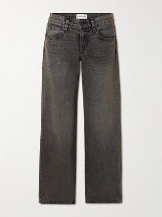 Slvrlake Denim Jeans A Gamba Larga E Vita Bassa Lexi - Blu