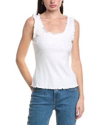Vince Camuto Ruffle Rib Tank