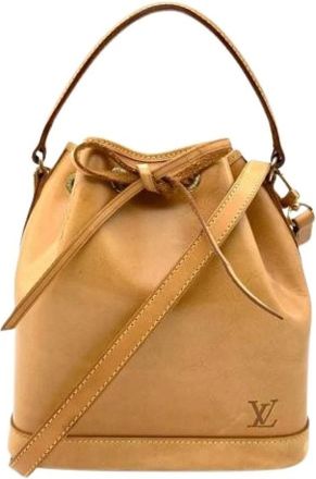 Louis Vuitton Pre-owned Bucket Bags, female, Beige, Size: ONE SIZE Pre-owned Bucket Bag