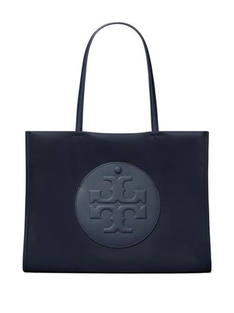 Tory Burch medium Ella logo-embossed tote bag - Blue