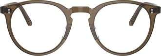 Oliver Peoples 0ov5183 Round Acetate Eyeglasses with Keyhole Bridge