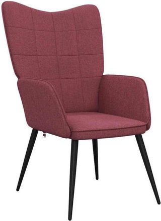 vidaXL Sill&oacute;n De Relax De Tela Color Rojo Tinto Vidaxl