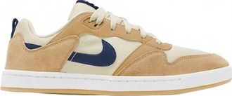 Nike Mens Sb Alleyoop Skate Shoes In Club Gold Navy