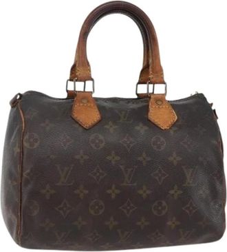 Louis Vuitton Pre-owned Handbags, female, Brown, Size: ONE SIZE Pre-owned Vintage Canvas Handbag