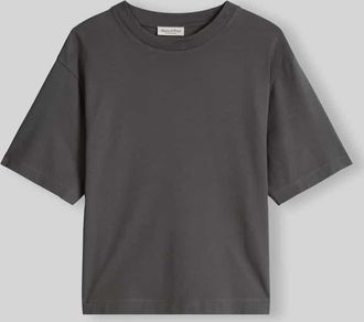 Marc O'Polo Relaxed Fit T-Shirt aus Baumwoll-Mix in Dunkelgrau, Gr&ouml;&szlig;e XXL