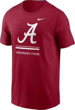 Nike Alabama Sideline Nike Mens Dri-FIT College T-Shirt in Red | 02ET69WABN-ZK0