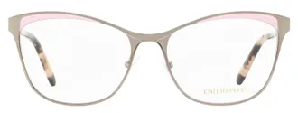 Emilio Pucci EP5084 Butterfly-Frame Eyeglasses - Silver
