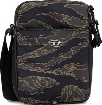 Diesel Tas met metalen logo - Zwart