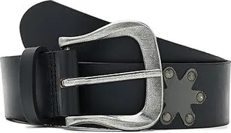 Free People Sonny Studded Belt Womens Belts Midnight Hour : XS-SM (23.5-29.5 Waist), Leather