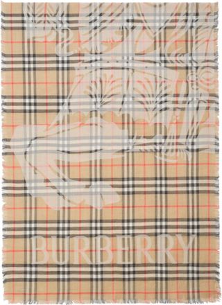 Burberry Beige Check Scarf
