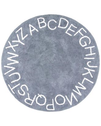 nuLOOM Nuloom Kids Round Alphabet Washable Rug