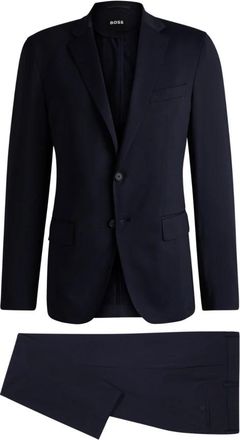 HUGO BOSS Donkerblauw Thuis Vestit Set - Heren - Business pakken - Blauw - 3XL - Kostuums