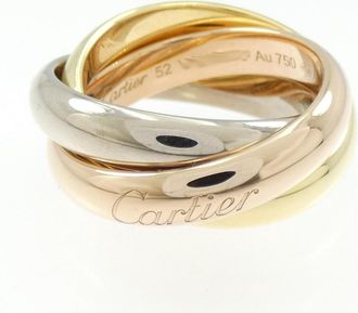 Cartier Pink Gold White Gold Yellow Gold Yellow Gold (18K) Pink Gold (18K) White Gold (18K) Band Ring (Pre-Owned)