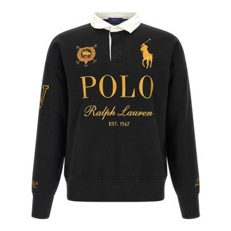 Polo Ralph Lauren Heren, Sweatshirts & Hoodies, Zwart, Maat: L Katoen