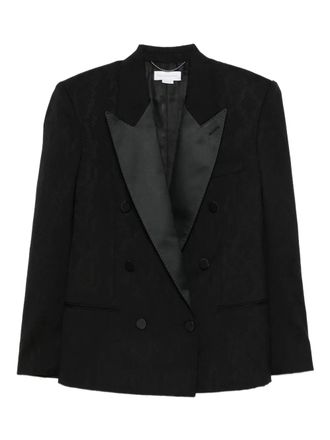 Stella McCartney double-breasted blazer - women - Fabric - 38 - Black