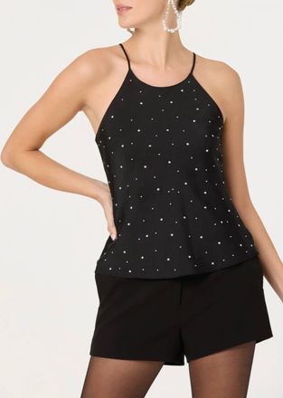 Astr Floella Top In Black