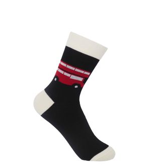 Peper Harow London Bus Womens Socks - Black