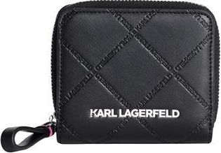 Karl Lagerfeld K/SKUARE EMBOSSED SM ZIP WLT