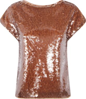 Alberta Ferretti Shirt Brown Polyester Shirt
