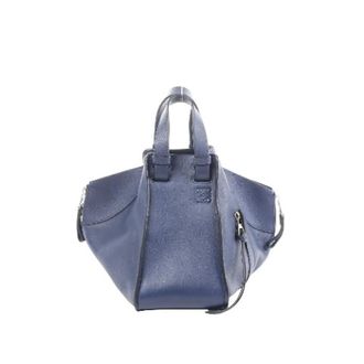 Loewe Pre-owned Handbags, female, Blue, Size: ONE SIZE Pre-owned Hammock Medium