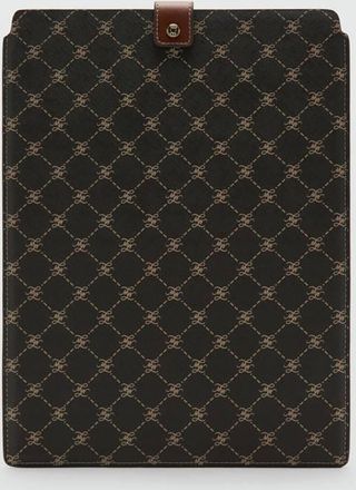 Mango Custodia laptop stampa logo marrone - Donna - Taglia unica - MANGO