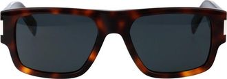 Saint Laurent Stijlvolle herenzonnebril - Heren - Zonnebrillen - Bruin - 55 MM - Accessoires