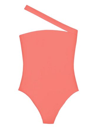 JADE Swim Halo one-shoulder swimsuit - Roze