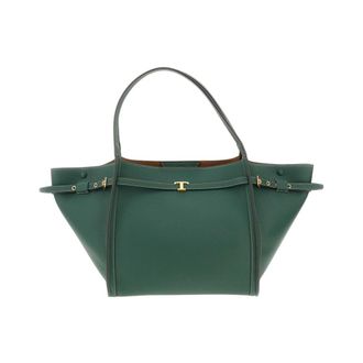 Tod's Tods, Tote Bags, female, Green, Size: ONE SIZE Tim Tote