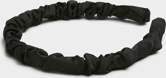 Simons Womens Gathered satin headband