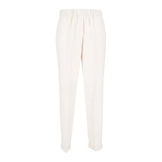 Antonelli Pantaloni Slim-fit Rosalba - - Trousers - Donna - Bianco - M