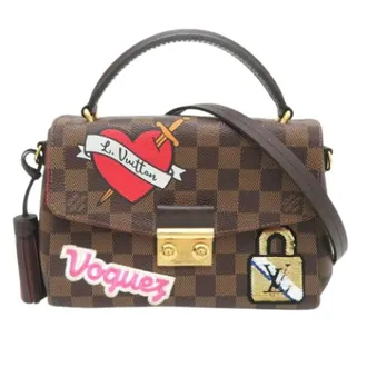 Louis Vuitton Pre-owned Handbags, female, Brown, Size: ONE SIZE Pre-owned Damier Canvas Handbag