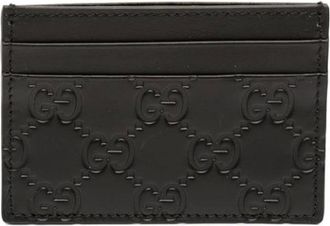 Gucci Pre-owned Wallets, unisex, Black, Size: ONE SIZE Pre-owned Card Holder