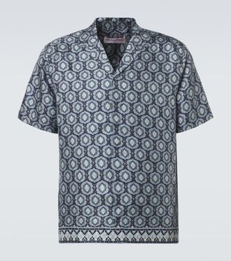Orlebar Brown Maitan printed silk shirt