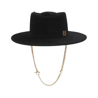 Ruslan Baginskiy Cappello Gambler con catena - - Accessories - Donna - Nero - S