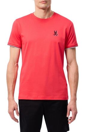 Psycho Bunny Kayden Pima Cotton T-Shirt in Hibiscus at Nordstrom, Size 4