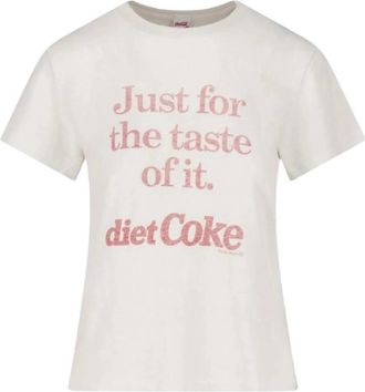 Re/Done Classic Tee Diet Coke - Dames - T-shirts - Wit - S - Katoen - Tops