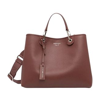 Emporio Armani MyEA Shopper - Dames - Tassen - Rood - Maat: ONE Size Poliester